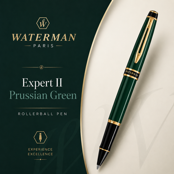 Waterman Expert II Prussian Green Rollerball Pen