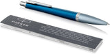 Parker Urban Premium Dark Blue CT Ballpoint Pen | Luxury Blue Writing Pen with Chrome Trim