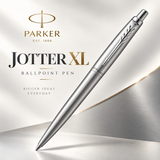 Parker Jotter XL Monochrome Silver Ballpoint Pen