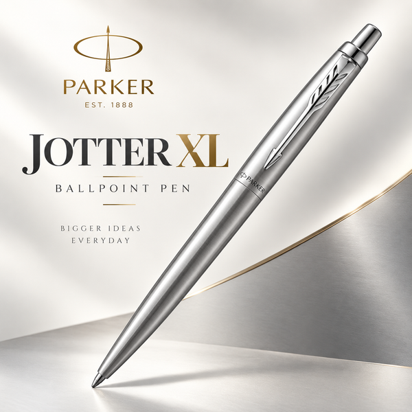 Parker Jotter XL Monochrome Silver Ballpoint Pen