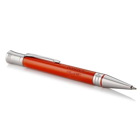 Parker Duofold Classic Big Red CT Ballpoint Pen – Palladium-Plated Trim