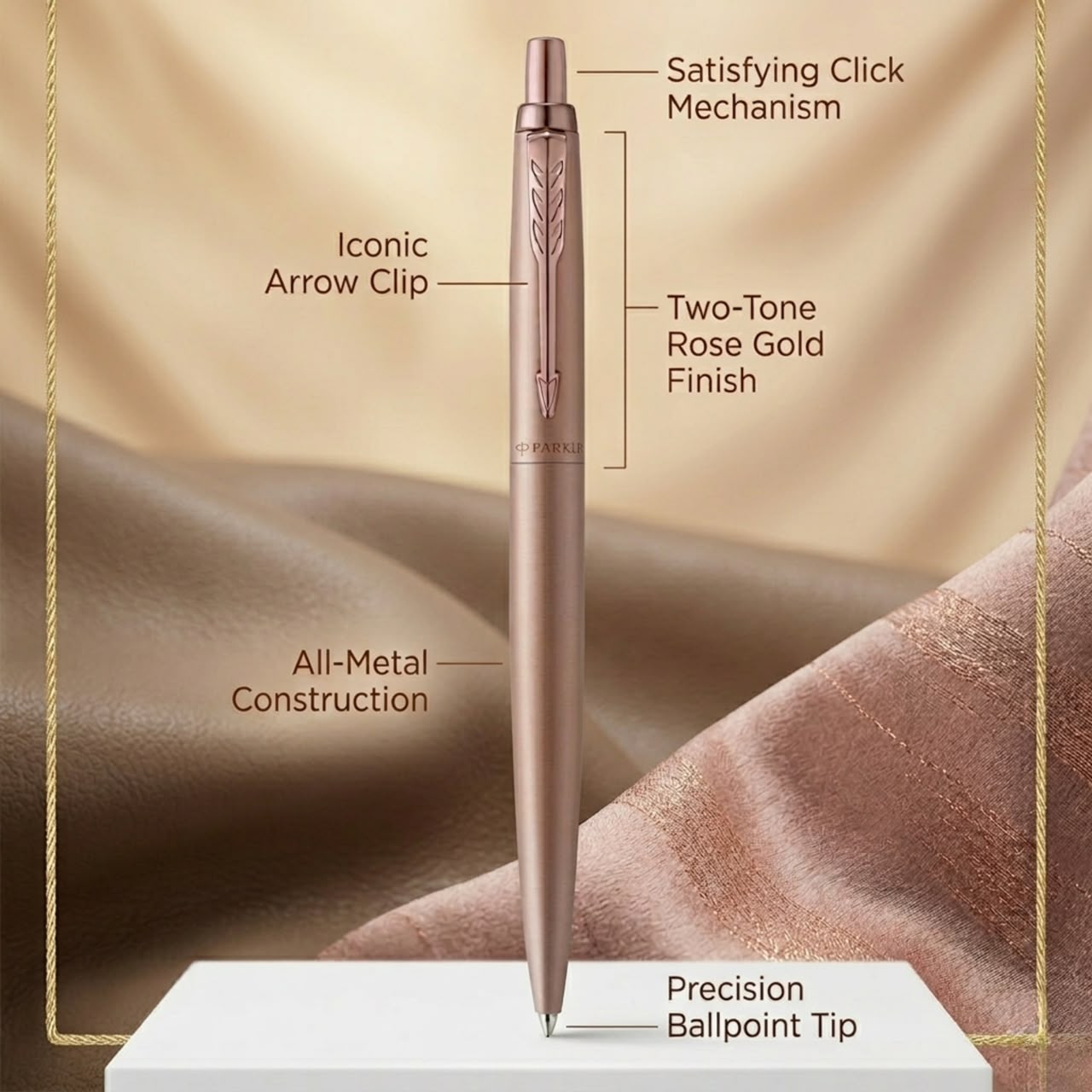 Parker Jotter XL Monochrome Rose Gold Ballpoint Pen