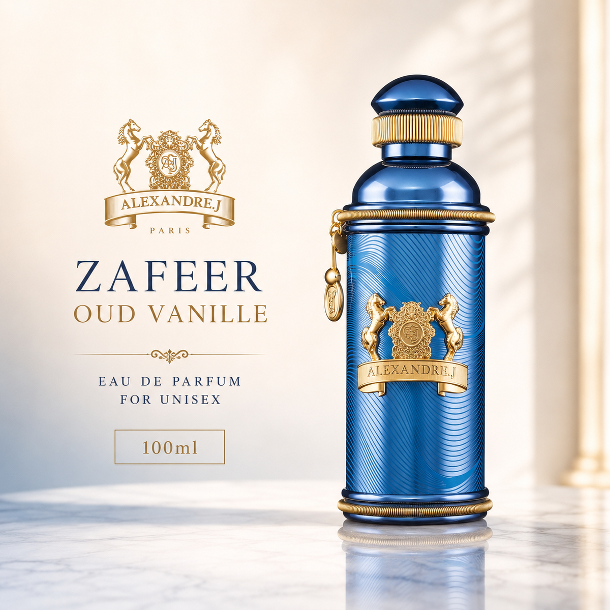 Alexandre.J Zafeer Oud Vanille For Unisex EDP 100Ml