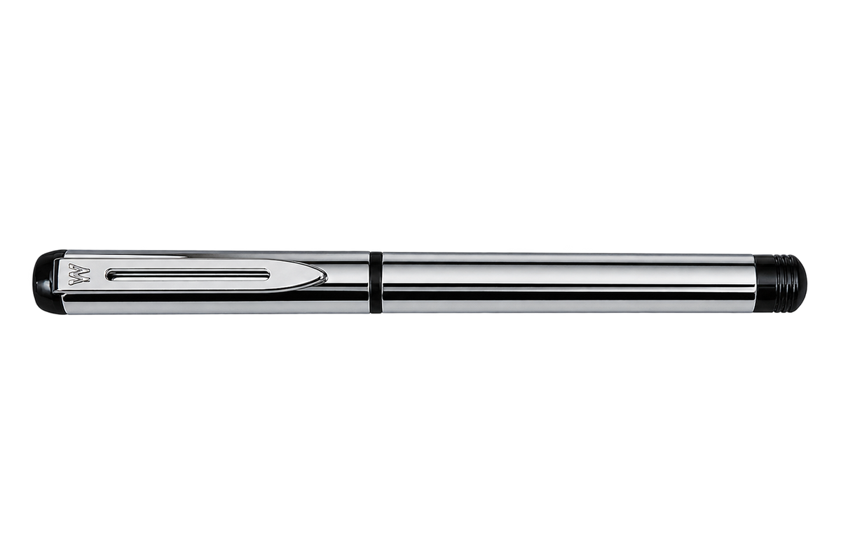 Waterman Daytona Vintage Fountain Pen – Brushed Stainless Steel | Chrome Trim