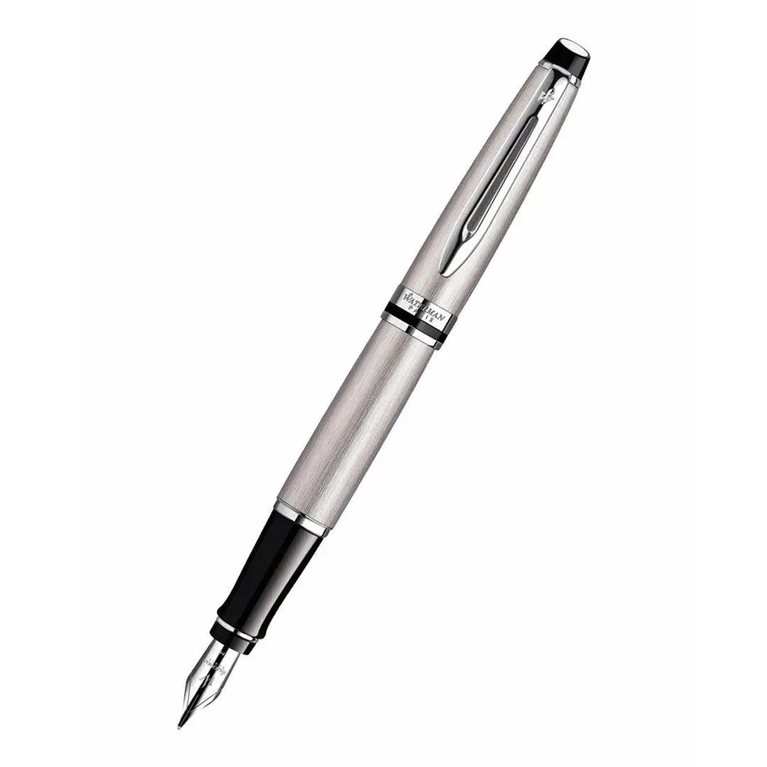Waterman Expert Stainless Steel CT Fountain Pen – Premium Writing Instrument