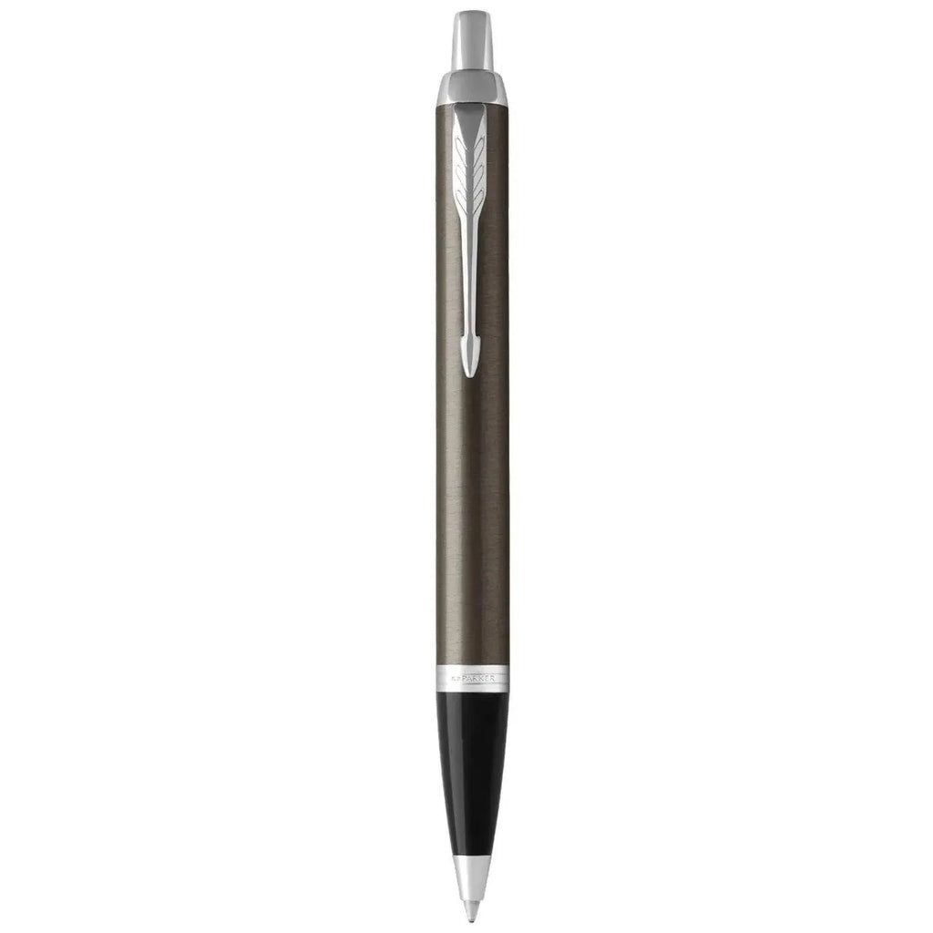 Parker IM Premium Ballpoint Pen – Dark Espresso with Chrome Trim | Premium Ballpoint Pen