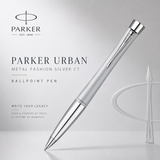 Parker Urban Metal Series Fashion Silver CT Ballpoint Pen