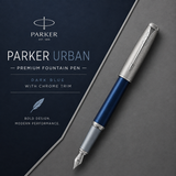 Parker Urban Premium Dark Blue CT Fountain Pen