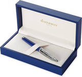 Waterman Carène Contemporary Blue & Gun Metal ST Fountain Pen