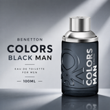 Benetton Colors Black Eau De Toilette Spray For Men 100Ml
