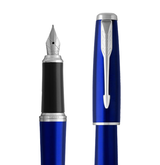 Parker Urban Core Fountain Pen – Night Sky Blue | Chrome Trim