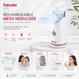 Beurer IH 51 compressor nebuliser, white inhalation device