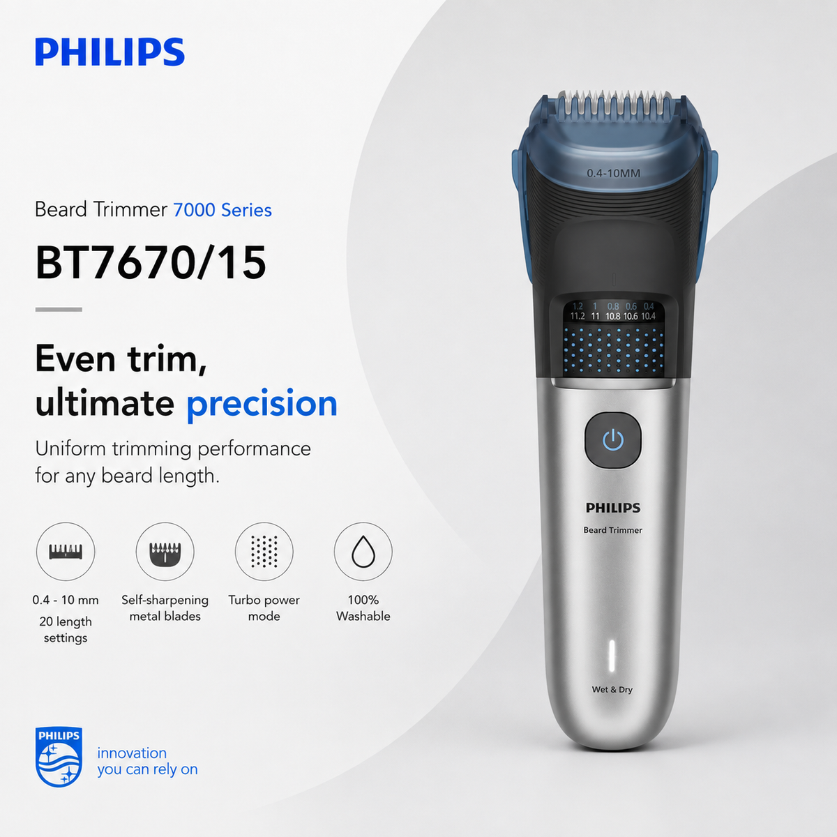 BT7670/15 Beard Trimmer 7000 Series