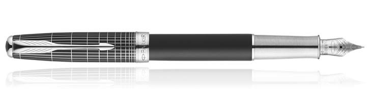 Parker Sonnet Great Expectations Special Edition Contort Black Ciselé CT Fountain Pen – 18K Gold Nib