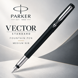 Parker Vector Standard Fountain Pen – Black