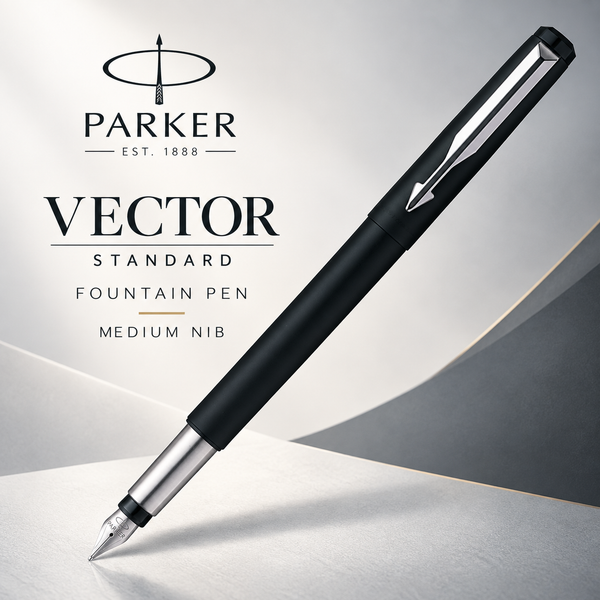 Parker Vector Standard Fountain Pen – Black