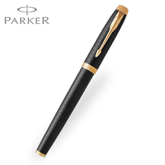 Parker IM Matt Black Gold Trim Fountain Pen – Core Premium Series