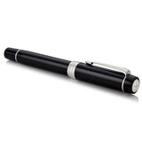 Parker Duofold Classic Black Fountain Pen – 18K Gold Nib | 23K Gold Trim