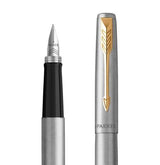 Parker Jotter Stainless Steel Gold Trim Fountain Pen