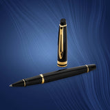 Waterman Expert Rollerball Pen – Black with Gold Trim