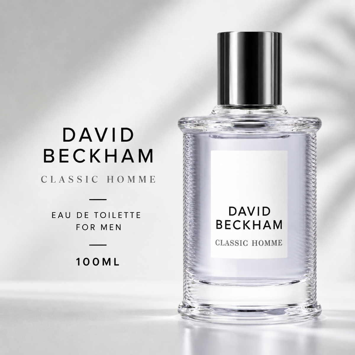 David Beckham Classic Homme EDT for Men – 100ml | Fresh Spicy Woody Fragrance