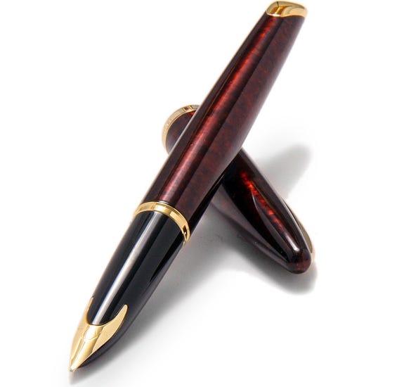 Waterman Carène Marine Amber GT Fountain Pen – Medium Nib