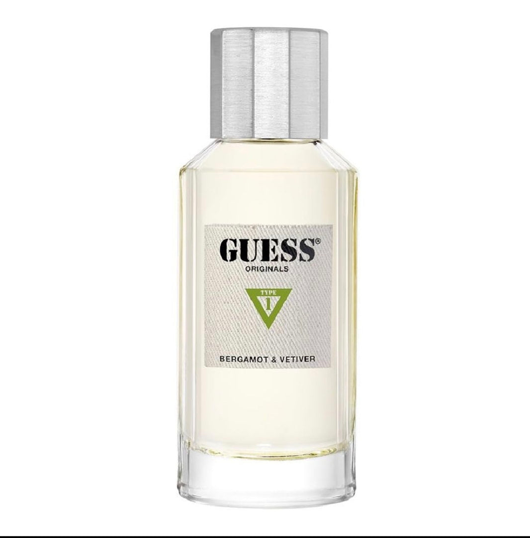 GUESS Originals Type 1 Bergamot Vetiver Eau de Parfum – 100ml