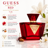 GUESS Seductive Red for Women Eau de Toilette – 75ml