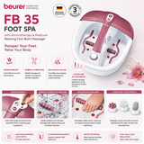 Beurer FB 35 foot spa with aromatherapy and pedicure, foot bath massager