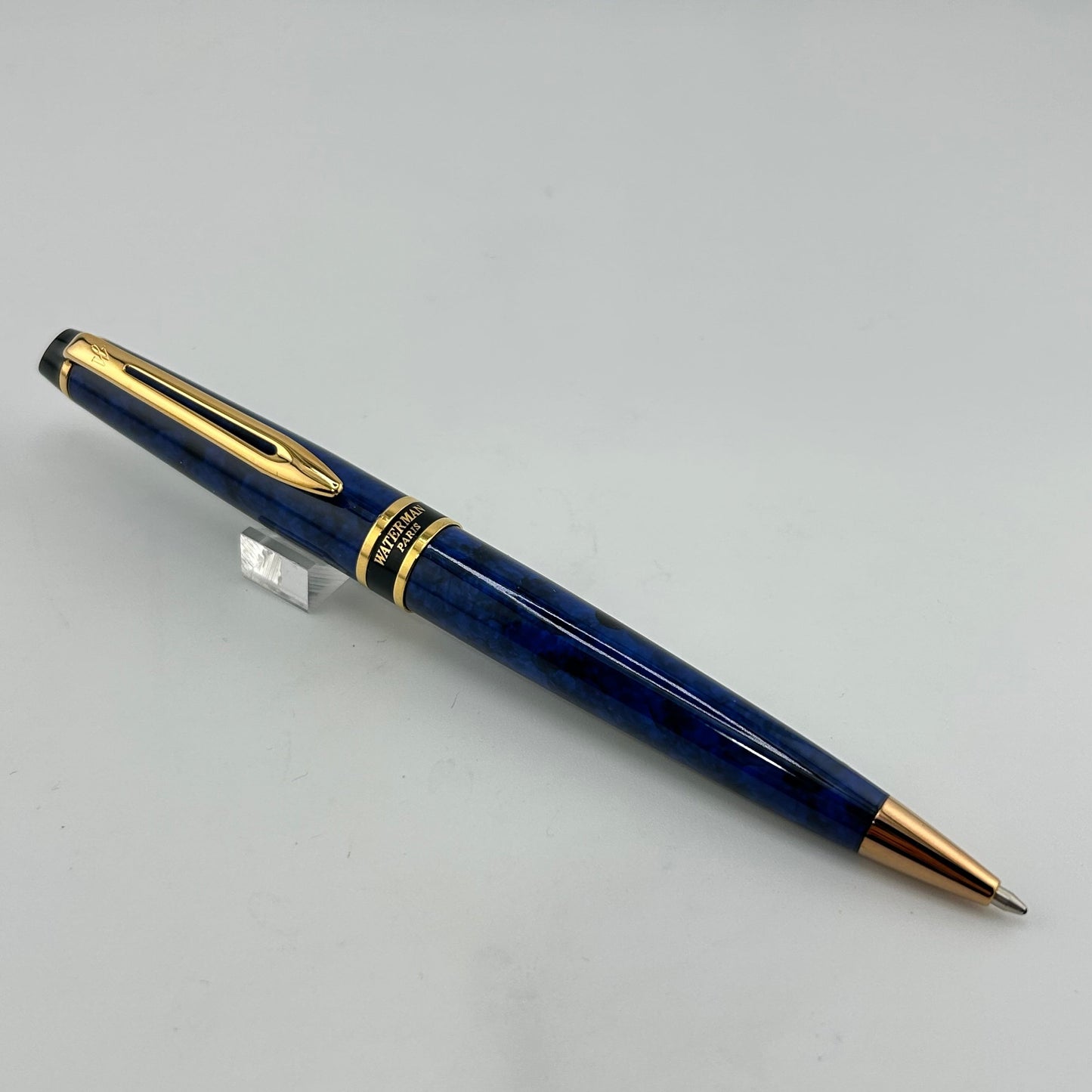Waterman Hemisphere Marble Blue Ballpoint Pen