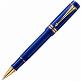 Parker Duofold Centennial Lapis Lazuli Blue GT Rollerball Pen – Gold-Plated Trim