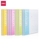 Deli E7683 Lexicon Soft Cover Spiral A5 Notebook – 60 Sheets