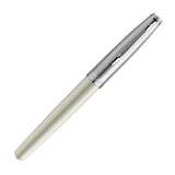 Waterman Emblème Fountain Pen – Ivory Lacquer Chrome Trim (CT)