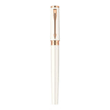 Parker Ingenuity Slim 5th Technology Rollerball Pen | Pearl & Pink Gold Trim, Fine