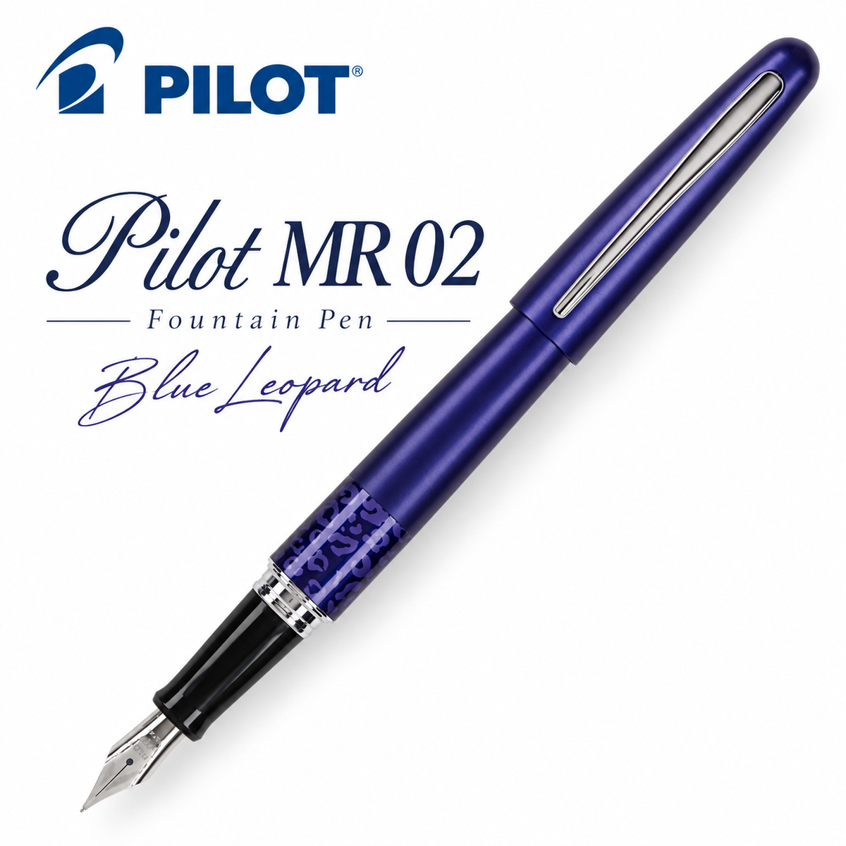 Pilot MR 02 Fountain Pen – Blue Leopard