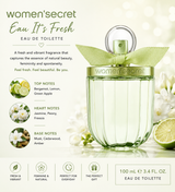 Women Secret Eau It's Fresh Edt For Women 100Ml