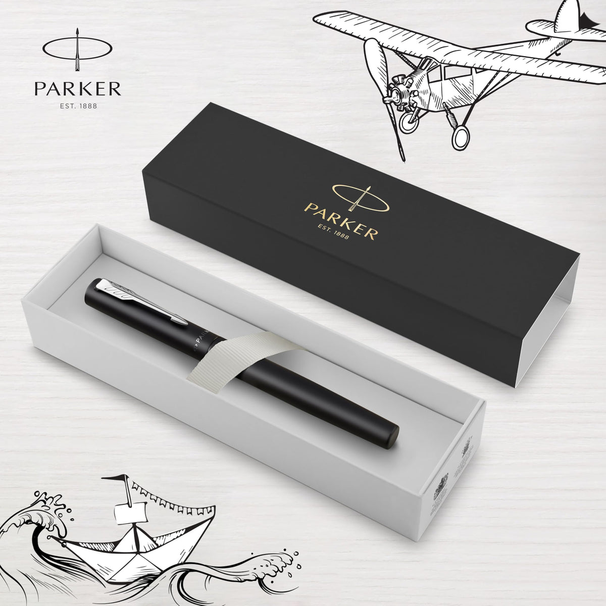 Parker Vector XL Rollerball Pen – Matt Black