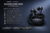 Anker Soundcore R50i TWS Wireless Earbuds Bluetooth 5.3 30H Playtime Deep Bass Original