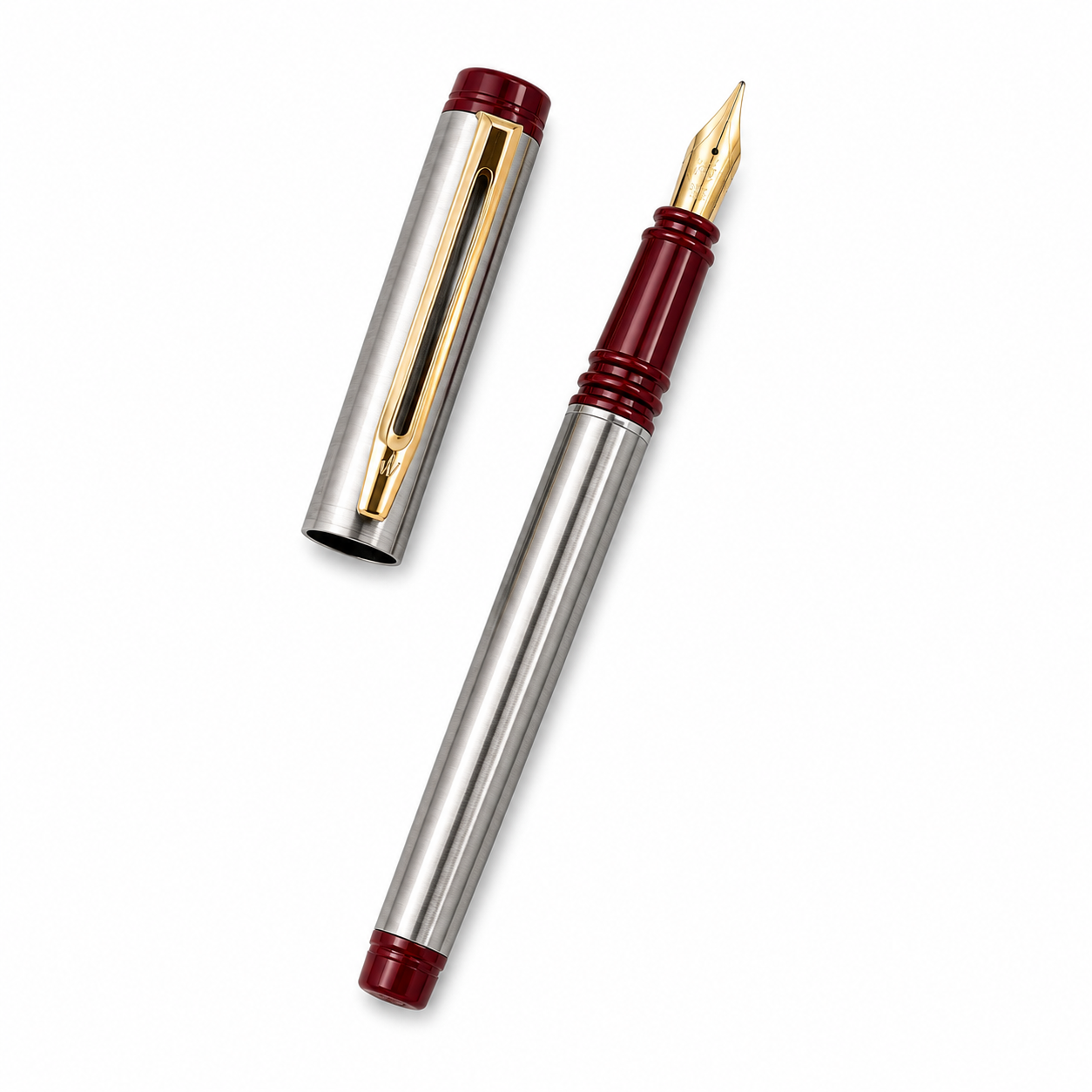 Waterman Forum Fountain Pen – Fine Nib | Red & Green Barrel | Vintage Series | Made in France