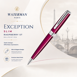 Waterman Exception Slim Ballpoint Pen – Raspberry ST