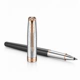Parker Sonnet Grey Pink PGT 18K Strata Rollerball Pen