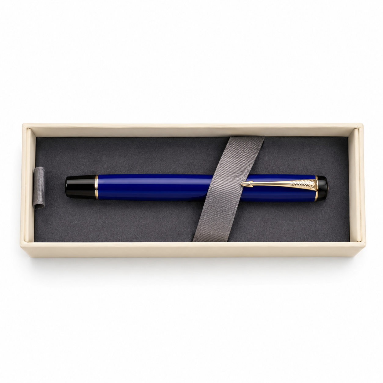 Parker Duofold Centennial CT Fountain Pen – Classic Blue & Black Luxury Pen