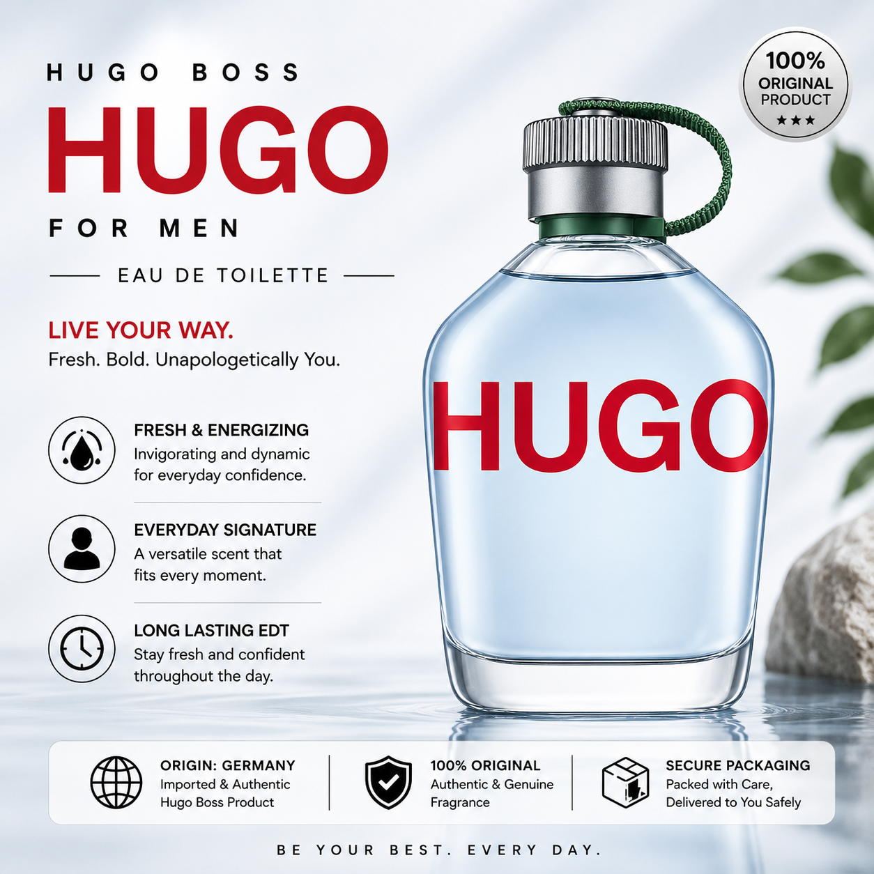 Hugo Boss Hugo for Men — Eau de Toilette 200ml