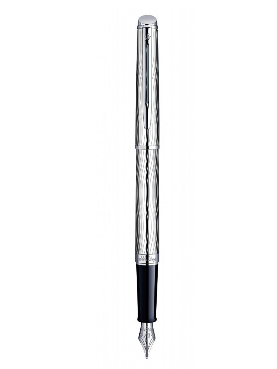 Waterman Hémisphère Deluxe Fountain Pen – Metal with Chrome Trim