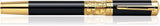 Waterman Elegance Black GT Rollerball Pen – 23K Gold-Plated Trim