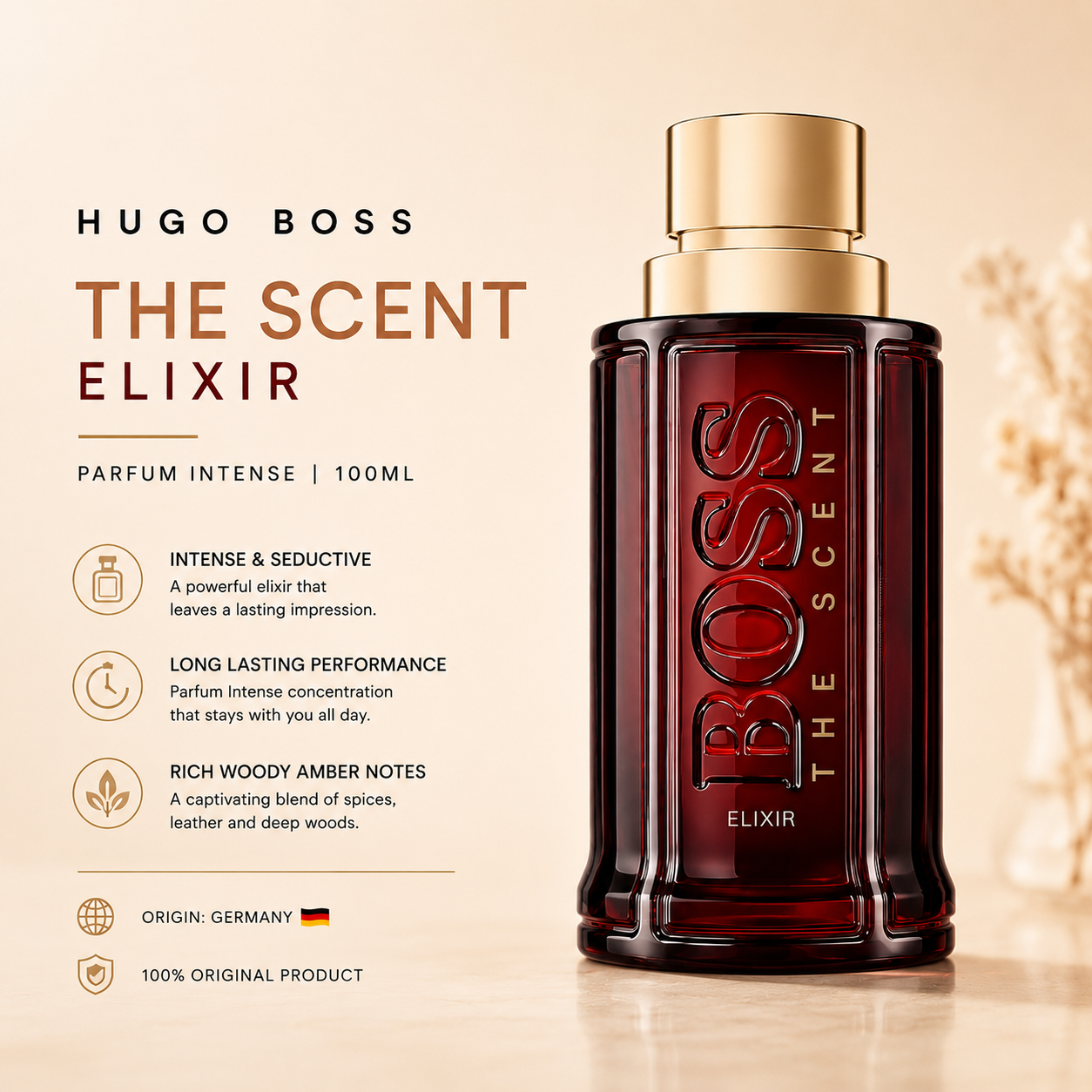 Hugo Boss The Scent Elixir Parfum Intense — 100ml