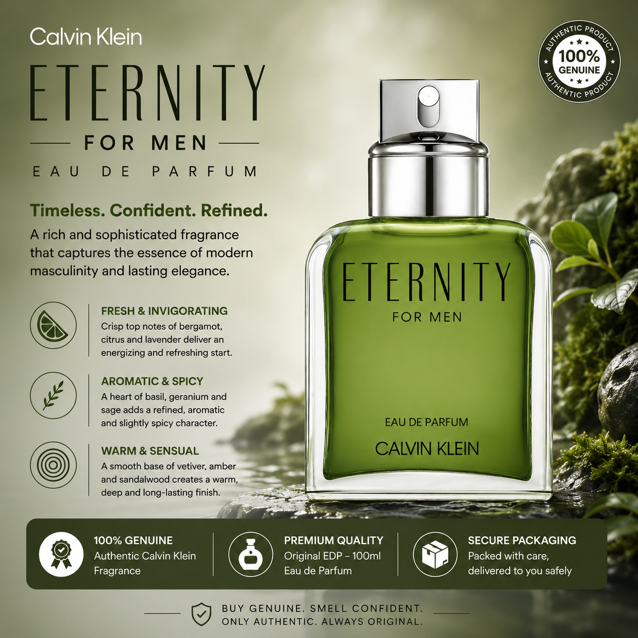 Calvin Klein Eternity for Men EDP 100ml | Parfum