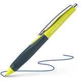 Schneider Haptify Ballpoint Pen — Mint White Barrel, Blue Ink (Medium Tip)
