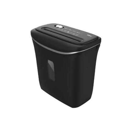 Deli E9945 Cross-Cut Paper Shredder – 6 Sheets | P-4 Security | 12L Bin