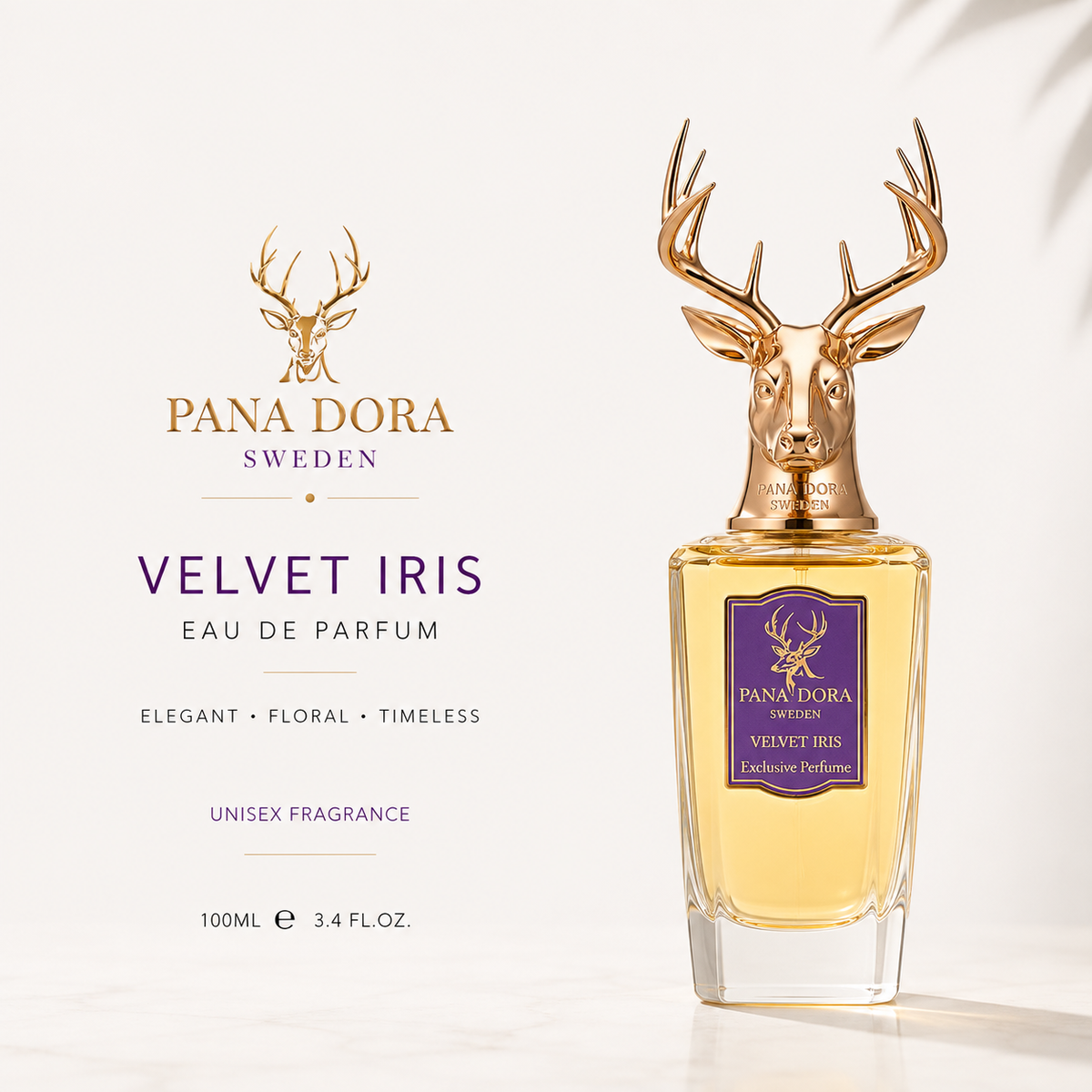 Pana Dora Velvet Iris Eau de Parfum For Unisex 100ml